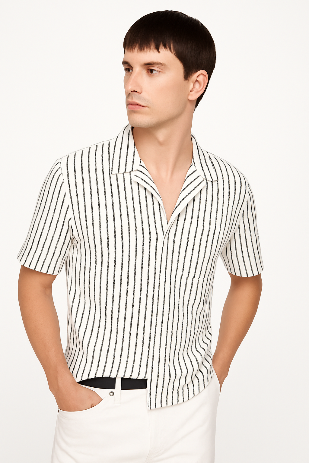 Striped polo