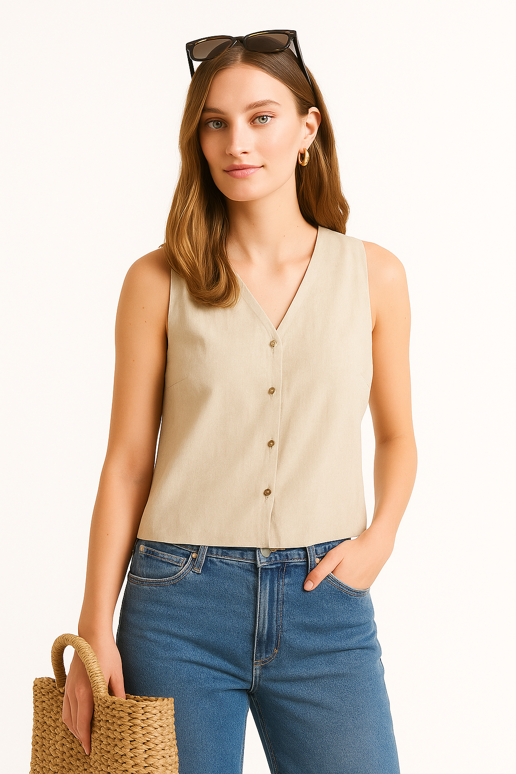 V neck blouse