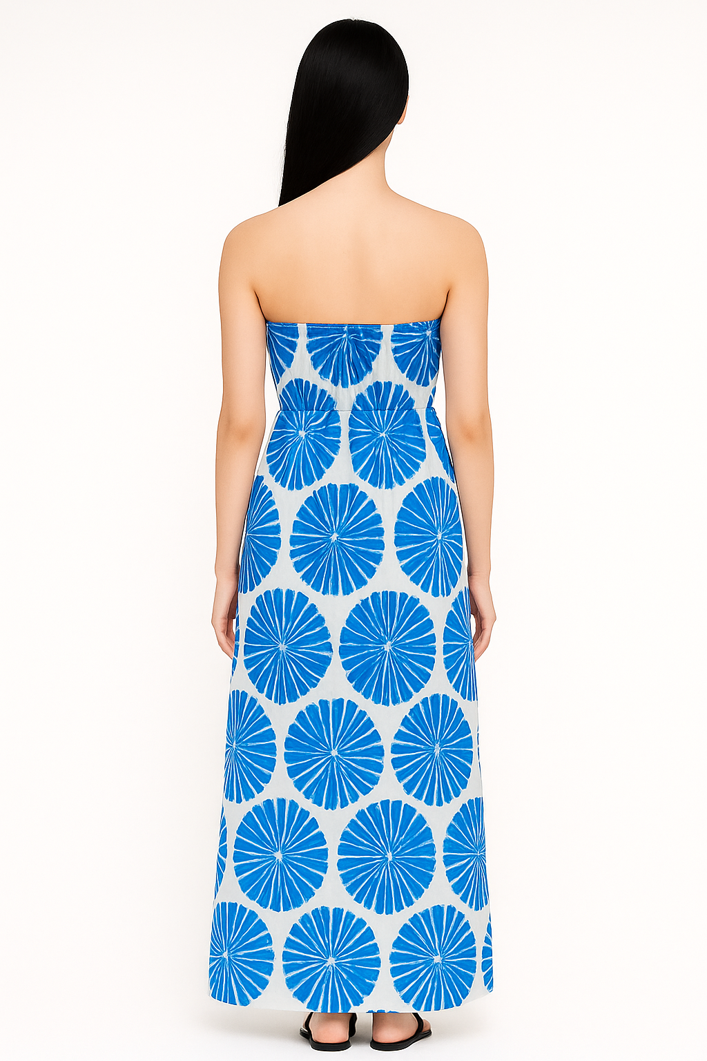 Linen maxi dress
